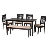 Baxton Studio Genesis 6Piece Dining Set