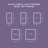 Jefferson Series  8 Inch Full Size Gel Infused Memory Foam Mattress