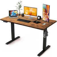 Win Up Time Standing Desk Adjustable Height Whole Piece Desktop Stand Up Desk Electric Standing Desk Sit To Stand Desk For Ho