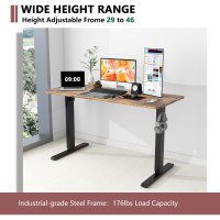 Win Up Time Standing Desk Adjustable Height Whole Piece Desktop Stand Up Desk Electric Standing Desk Sit To Stand Desk For Ho