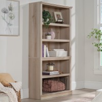 Sauder Select 5Shelf Bookcase Pacific Maple Finish