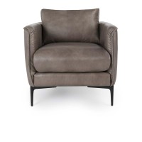 Corinne Mid Gray Club Chair Sofa By Kosas Home