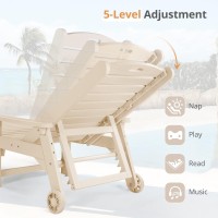 Lue Bona Chaise Lounge Chairs Set With Table 6Piece Hdps Material 3Year Warranty Patio Lounge Chair With Adjustable Backre