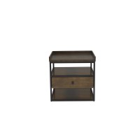 End Table CinnamonBlack