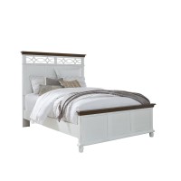 Queen Headboard Oak Vanilla