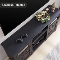 Jxqtlingmu Farmhouse Tv Stand For 75 Inch Tv Entertainment Center With Storage Modern Tv Cabinet With Barn Doors 66 Rustic