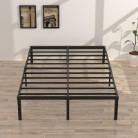 Upcanso 18 Inch King Bed Frame Heavy Duty Metal Platform King Size Bed Frames With High Storage Eassy Assembly 3 500 Lbs Heavy