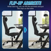 Bestoffice Pc Gaming Chair Ergonomic Office Chair Desk Chair With Lumbar Support Flip Up Arms Headrest Pu Leather Executive High