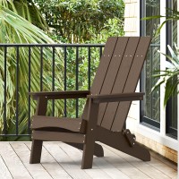 Lue Bona Folding Adirondack Chair Hdps Poly Modern Adirondack Chair Weather Resistant Outdoor Hips Adirondack Fire Pit Chair