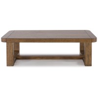 Signature Design by Ashley Cabalynn Traditional Farmhouse Coffee Table, Brown