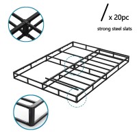 Bedsnus Queen Size Box Spring And Cover Set 9 Inch High Profile Metal Boxspring Heavy Duty Structure Mattress Foundation Nois