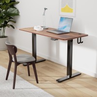 Fezibo Electric Standing Desk 55 X 24 Inches Height Adjustable Stand Up Desk Sit Stand Home Office Desk Computer Desk Black