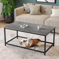 Saygoer Coffee Table Simple Modern Coffee Tables Open Design Rectangular Minimalist Center Table For Living Room Home Office Ea