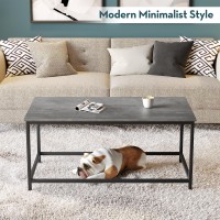 Saygoer Coffee Table Simple Modern Coffee Tables Open Design Rectangular Minimalist Center Table For Living Room Home Office Ea