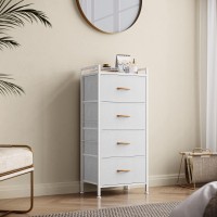 Linsy Home Dresser For Bedroom With 4 Drawers Tall Dressers Storage Drawers Nursery Dresser Tower Organizer Unit For Hallway