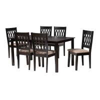 Baxton Studio Florencia Modern 7Piece Dining Set