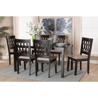 Baxton Studio Florencia Modern 7Piece Dining Set