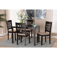 Baxton Studio Florencia Modern 5Piece Dining Set