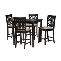 Baxton Studio Olympia Modern 5Piece Pub Set