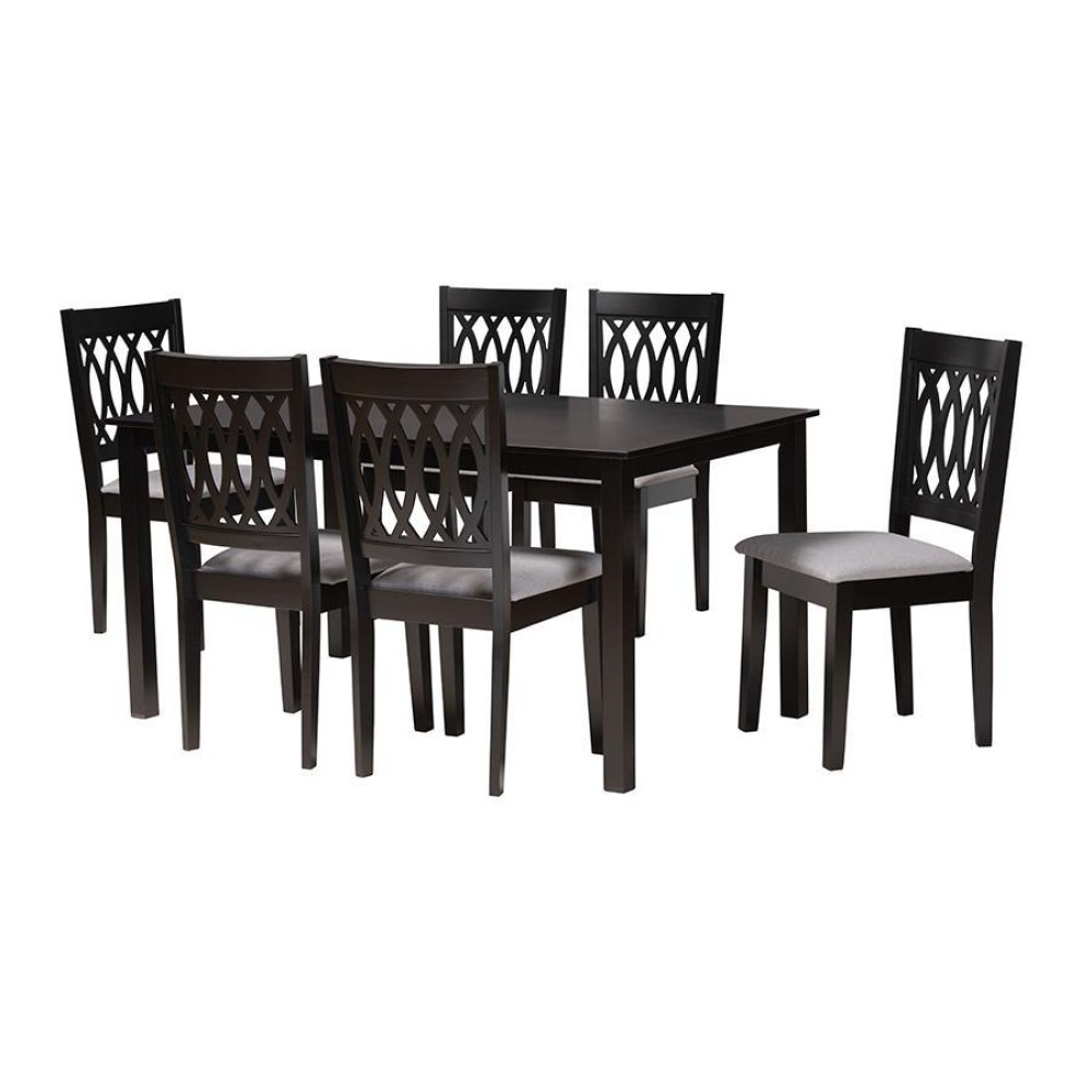 Baxton Studio Florencia Modern 7Piece Dining Set