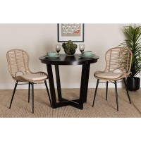 Baxton Studio Brenna Modern Bohemian Dining Chair