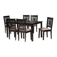 Baxton Studio Olympia Modern 7Piece Dining Set