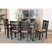 Baxton Studio Olympia Modern 7Piece Dining Set