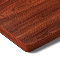 Sanodesk Wholepiece Particle Board Table Top For Standing Desk And Home Office Desk Diy 48X24X1 Inch Mahogany Desk Top