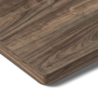 Sanodesk Wholepiece Particle Board Table Top For Standing Desk And Home Office Desk Diy 48X24X1 Inch Walnut Veneers Desk Top