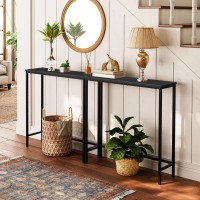 Hoobro Narrow Console Table 295 Small Entryway Table Thin Sofa Table Side Table Display Table For Hallway Bedroom Livi