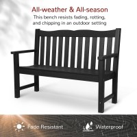 Stoog Outdoor Bench 2Person Garden Benches For Outdoors Allweather Hips Garden Bench With 800 Lbs Weight Capacity Never Rot