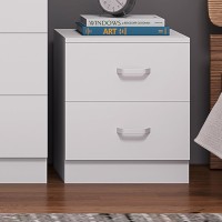 Fwstyle Amz-Tnsbswht White Bedside, 40.00 X 39.00 X 47.00_Cm