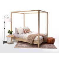 American Furniture Classics Full Size Canopy Bed with Raised Platform