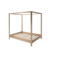 American Furniture Classics Full Size Canopy Bed with Raised Platform