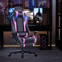 Gtracing Gaming Chair With Footrest Speakers Video Game Chair Bluetooth Music Heavy Duty Ergonomic Computer Office Desk Chair C