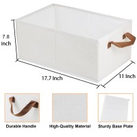 Pack Of 3 Large Capacity Storage Bins Closet Organizer System Sturdy Foldable Storage Boxes For Organizing Clothing Sheets To