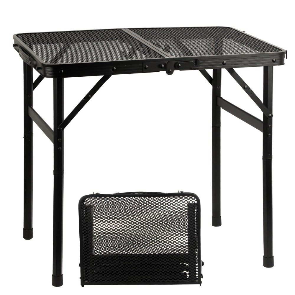 Cosyawn Folding Grill Table Small Aluminum Lightweight Portable Height Adjustable Outdoor Picnic Table 223X158X10722