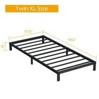 Maenizi Xl Twin Bed Frame No Box Spring Needed 8 Inch Heavy Duty Metal Twin Xl Platform Bed Frame Support Up To 2500 Lbs Easy