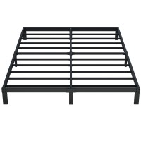 Maenizi 8 Inch Cal King Bed Frame No Box Spring Needed Heavy Duty California King Metal Platform Support Up To 3000 Lbs With St