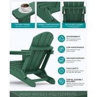 Serwall Folding Adirondack Chair Outdoor Adirondack Chairs Weather Resistant Patio Chair Weather Resistant For Patio Deck Garden