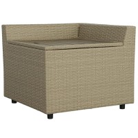 Progressive Furniture I747-Otset Brown/Sand Shelter Island Wicker Outdoor Seating Set