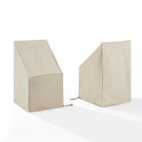 2Pc Outdoor Dining Side Chair Furniture Cover Set