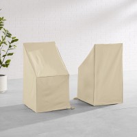 2Pc Outdoor Dining Side Chair Furniture Cover Set