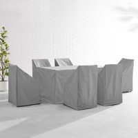 7Pc Outdoor Dining Furniture Cover Set