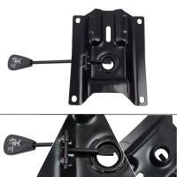 Wealrit Office Chair Tilt Base, Heavy Duty Control Lift Mechanism Black Swivel Base Plate 6.8