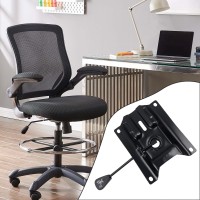 Wealrit Office Chair Tilt Base, Heavy Duty Control Lift Mechanism Black Swivel Base Plate 6.8