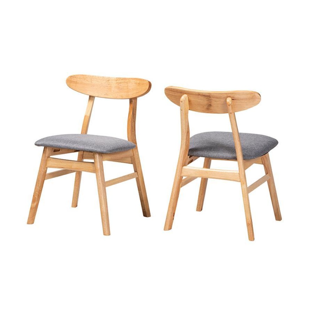 Baxton Studio Ulyana 2Piece Dining Chair Set