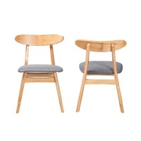 Baxton Studio Ulyana 2Piece Dining Chair Set