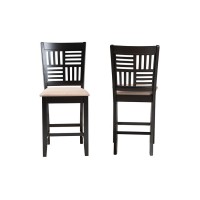 Baxton Studio Deanna 2Piece Counter Stool Set