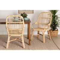 Baxton Studio Sumatera Modern 2Piece Dining Chair Set